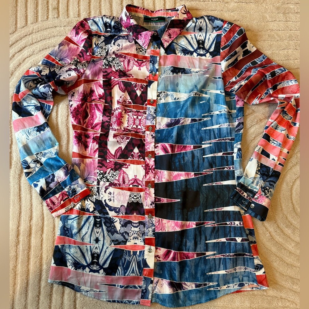 Guess Button Down Blouse - image 6